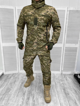 Армейский зимний костюм Софтшел пиксель explorer L ЗСУ Военный теплый костюм тактический Омни-Хит (Omni-Heat)