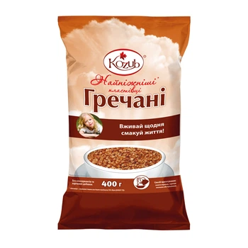 Хлопья гречневые Нежнейшие моментального приготовления Козуб продукт 400 г