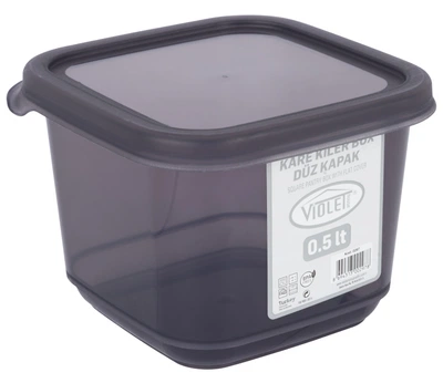 Контейнер для сипучих Violet House 0297 Transparent Black 0.5 л (6859644)