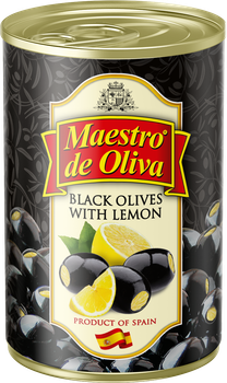 Маслины с начинкой из лимона Maestro de Oliva 280 г (8436024298673)