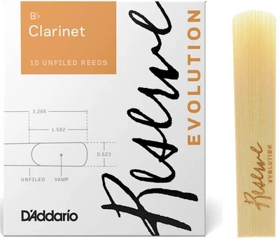 Трость для кларнета D'Addario Reserve Evolution Bb Clarinet #3.5+ (1шт)