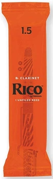 Трость для кларнета D'Addario Rico - Bb Clarinet #1.5 (1шт)
