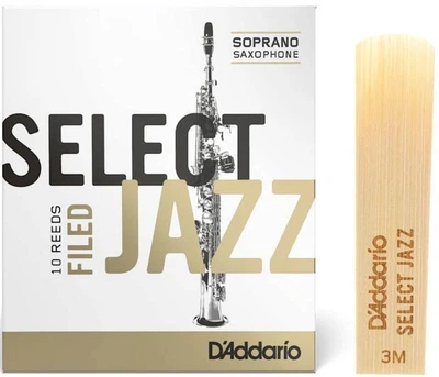 Трость для сопрано саксофона D'Addario Select Jazz - Soprano Sax 3M (1шт)