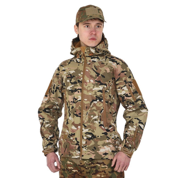 Куртка тактична Zelart Tactical Scout 0369 розмір M (46-48) Camouflage Multicam