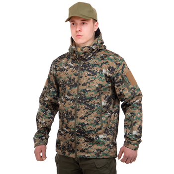 Куртка тактична Zelart Tactical Scout ZK-20 розмір L (48-50) Camouflage Woodland