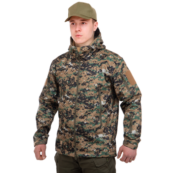 Куртка тактическая Zelart Tactical Scout ZK-20 размер 3XL (54-56) Camouflage Woodland