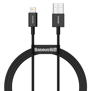 Зарядний кабель Baseus Superior Series Lightning 2.4A 2m Black (CALYS-C01)