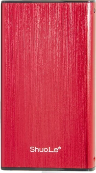 Внешний карман Shuole U25K для 2.5" HDD/SSD USB 2.0 RED