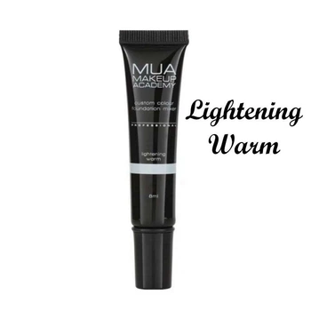 Аджастер MUA Custom Color Base Mixer "Lightening Warm" 8 мл. Белый