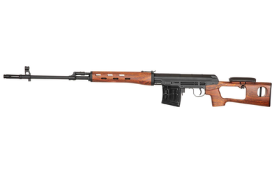 Снайперська страйкбольна гвинтівка A&K SVD Wood Imitation