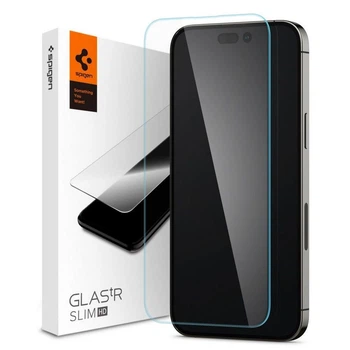Защитное стекло Spigen Screen Protector EZ FIT Tempered Glass Slim HD для iPhone 14 Pro Max Clear (AGL05210)