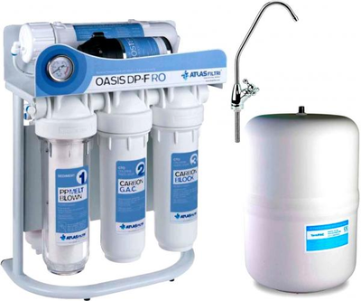 Фильтр обратного осмоса Atlas Filtri Oasis DP-F PUMP-UV с каркасом (RE6075360)