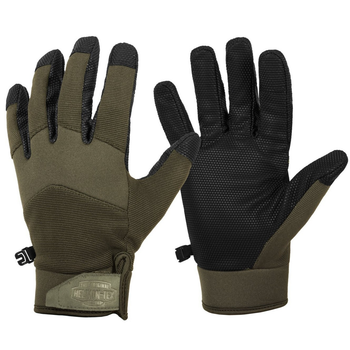 Зимові Тактичні Рукавички Helikon Impact Duty Winter Mk2 Olive Green / Black L