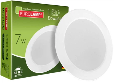 Светильник потолочный Eurolamp Downlight NEW 7W 4000K