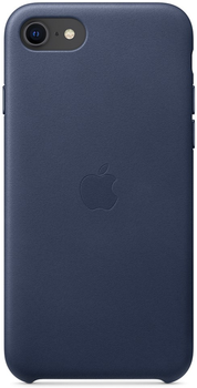 Панель Apple Leather Case для Apple iPhone SE Midnight Blue (MXYN2)