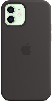 Панель Apple MagSafe Silicone Case для Apple iPhone 12/12 Pro Black (MHL73)