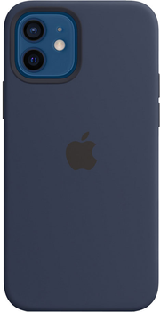 Etui Apple MagSafe Silicone Case do Apple iPhone 12/12 Pro Deep Navy (MHL43)