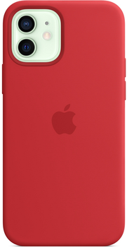 Etui Apple MagSafe Silicone Case do Apple iPhone 12/12 Pro Red (MHL63)