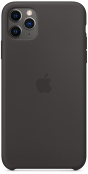 Панель Apple Silicone Case для Apple iPhone 11 Pro Max Black (MX002)