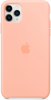 Панель Apple Silicone Case для Apple iPhone 11 Pro Max Grapefruit (MY1H2)