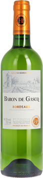 Вино Les Hauts de Palette Baron de Gascq White A.O.C. белое сухое 0.75 л 13% (3760087343236)