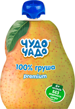 Упаковка пюре Чудо-Чадо Груша без цукру з 4 місяців 90 г x 16 шт (4820016254107)