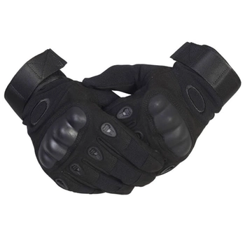 Тактичні військові рукавиці Delta-Tec чорний розмір L