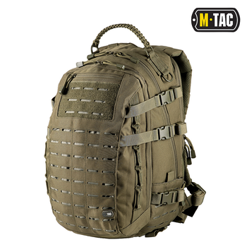 Рюкзак M-Tac тактичний армійський військовий Mission Pack Laser Cut 25л оливковий TR_10323001