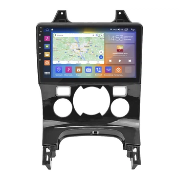 Штатная магнитола 9" Lesko для Peugeot 3008 I Рестайлинг 2013-2016 4/64Gb CarPlay 4G Wi-Fi GPS Prime Пежо
