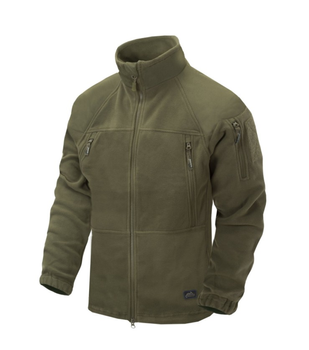 Куртка толстовка флисовая Stratus Jacket - Heavy Fleece Helikon-Tex Olive Green S Тактическая мужская