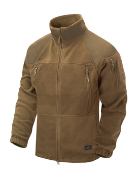 Куртка толстовка флисовая Stratus Jacket - Heavy Fleece Helikon-Tex Coyote M Тактическая мужская