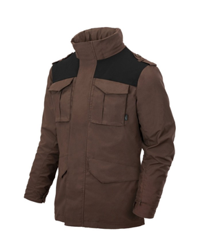 Куртка Covert M-65 Jacket Helikon-Tex Earth Brown/Black L Тактична чоловіча