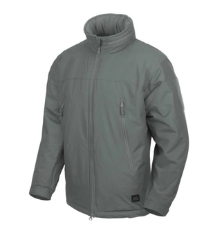 Куртка легкая зимняя Level 7 Lightweight Winter Jacket - Climashield Apex 100G Helikon-Tex Alpha Green (Серый) XXL Тактическая