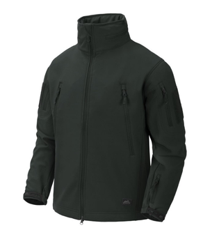 Куртка ветровка Gunfighter Jacket - Shark Skin Windblocker Helikon-Tex Jungle Green (Тёмно-серый) M Тактическая