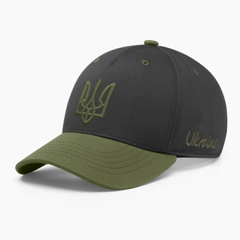 Кепка бейсболка мужская INAL с гербом Украины XXL / 61-62 Черный 318461