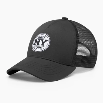 Кепка бейсболка із сіткою тракер INAL Нью Йорк NY New York M / 55-56 Чорний 104655