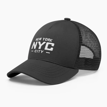 Кепка бейсболка с сеткой тракер INAL Нью Йорк NY New York L / 57-58 Черный 162957