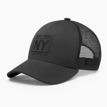 Кепка бейсболка с сеткой тракер INAL Нью Йорк NY New York XXL / 61-62 Черный 135161