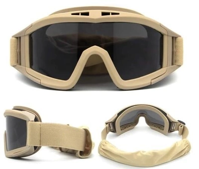 Захисні окуляри маска Nela-Styl mx79 Хакі (Alop) надійний захист очей та обличчя в найекстремальніших умовах високоякісні матеріали для максимального захисту та комфорту