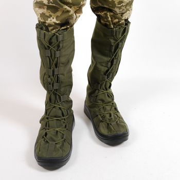 Тактические Гамаши, Размер M(39-42) Бахилы Утепленные Военные для Обуви Дождевые для Защиты Хаки