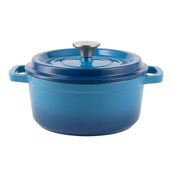 Ретро кастрюля Vintage Cuisine Чавунна з кришкою 2.2 л