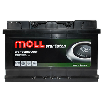 Автомобільний акумулято MOLL EFB (L2B) 65Ah 680A R+