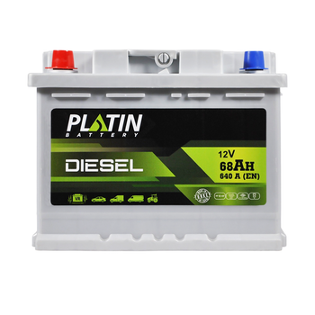 Автомобільний акумулятор PLATIN Silver Diesel 68Ah 640A L+