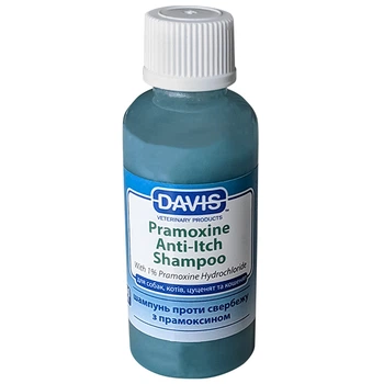 Шампунь від свербежу Davis Pramoxine Anti-Itch Shampoo з 1% прамоксину гідрохлоридом для собак і котів 50 мл