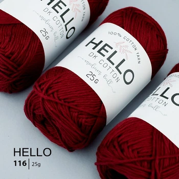 Пряжа Cotton 116 (25 грам) KOLOROVA