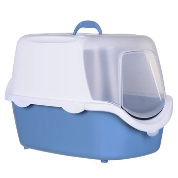 Туалет для кішок Stefanplast Cathy Easy Clean 56 х 40 х 40 см Блакитно-білий (8003507986497)