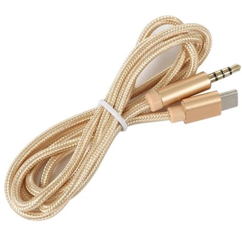 Кабель Value S0995 AUX Type-C - TRRS Audio 3.5мм Male/Male 1м Gold