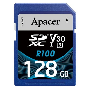 Карта памяти SDXC 128GB UHS-I/U3 Class 10 Apacer (AP128GSDXC10U7-R)