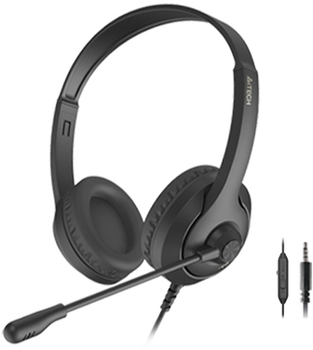 Наушники A4Tech FH100i Stone Black (4711421976909)