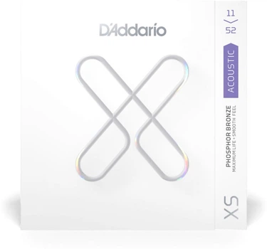 Струни для акустичних гітар D'Addario XSAPB1152 XS Acoustic Phosphor Bronze Custom Light (19954337605)